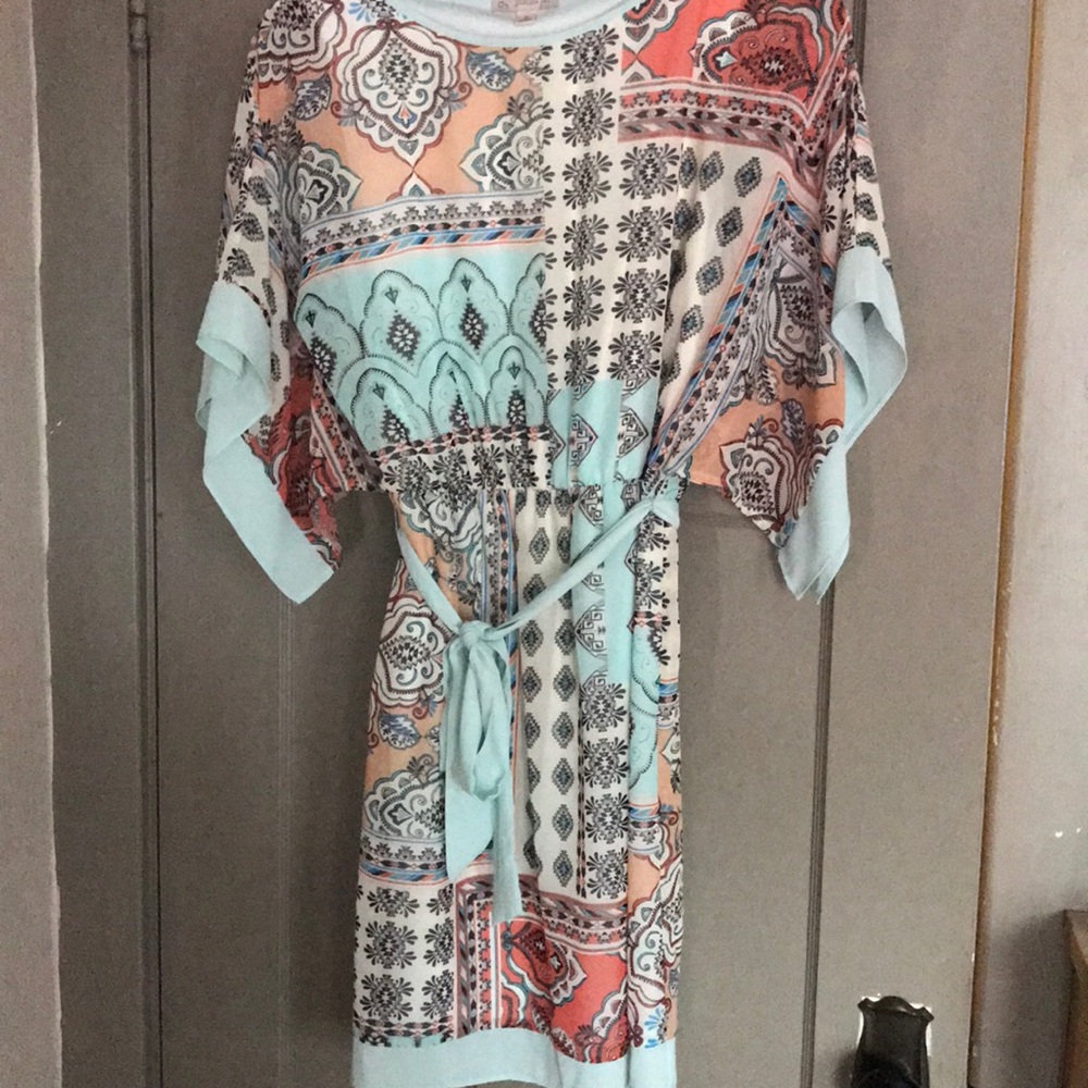 Light spring patterned-dress - Picture 3 of 3